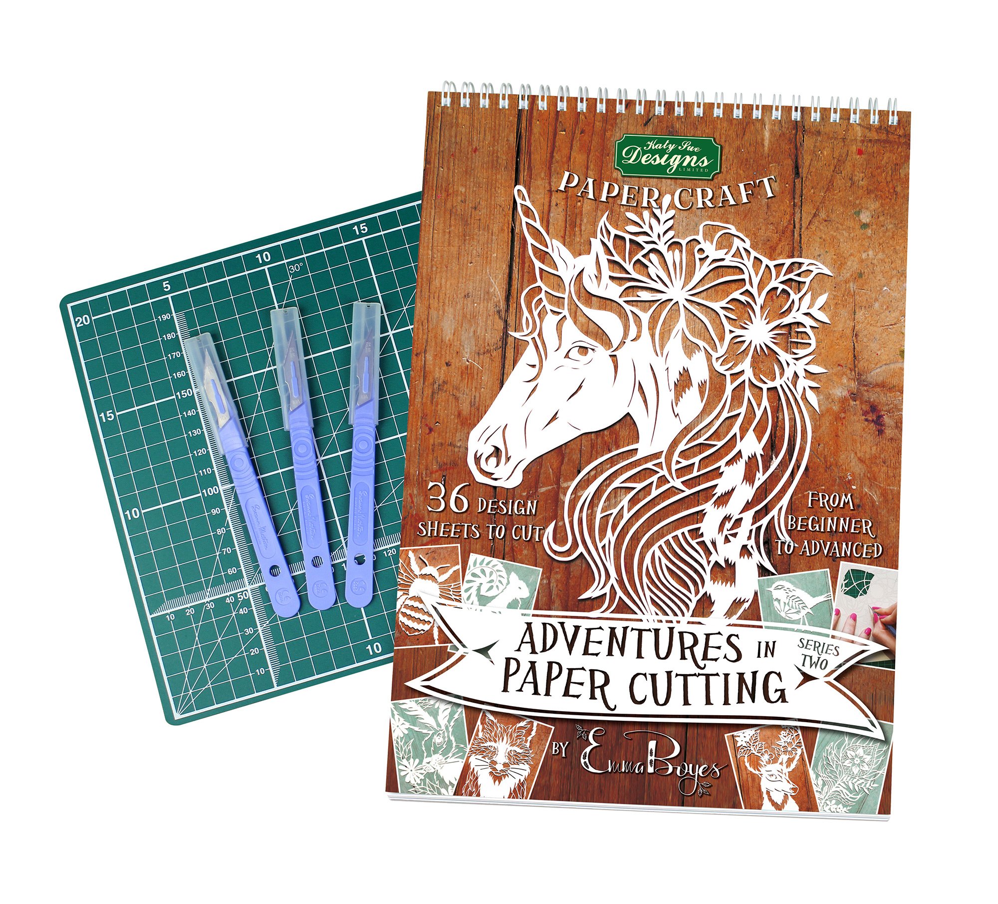 Buy Paper Cutting Kit Series Two Papercut Templates, Designs and