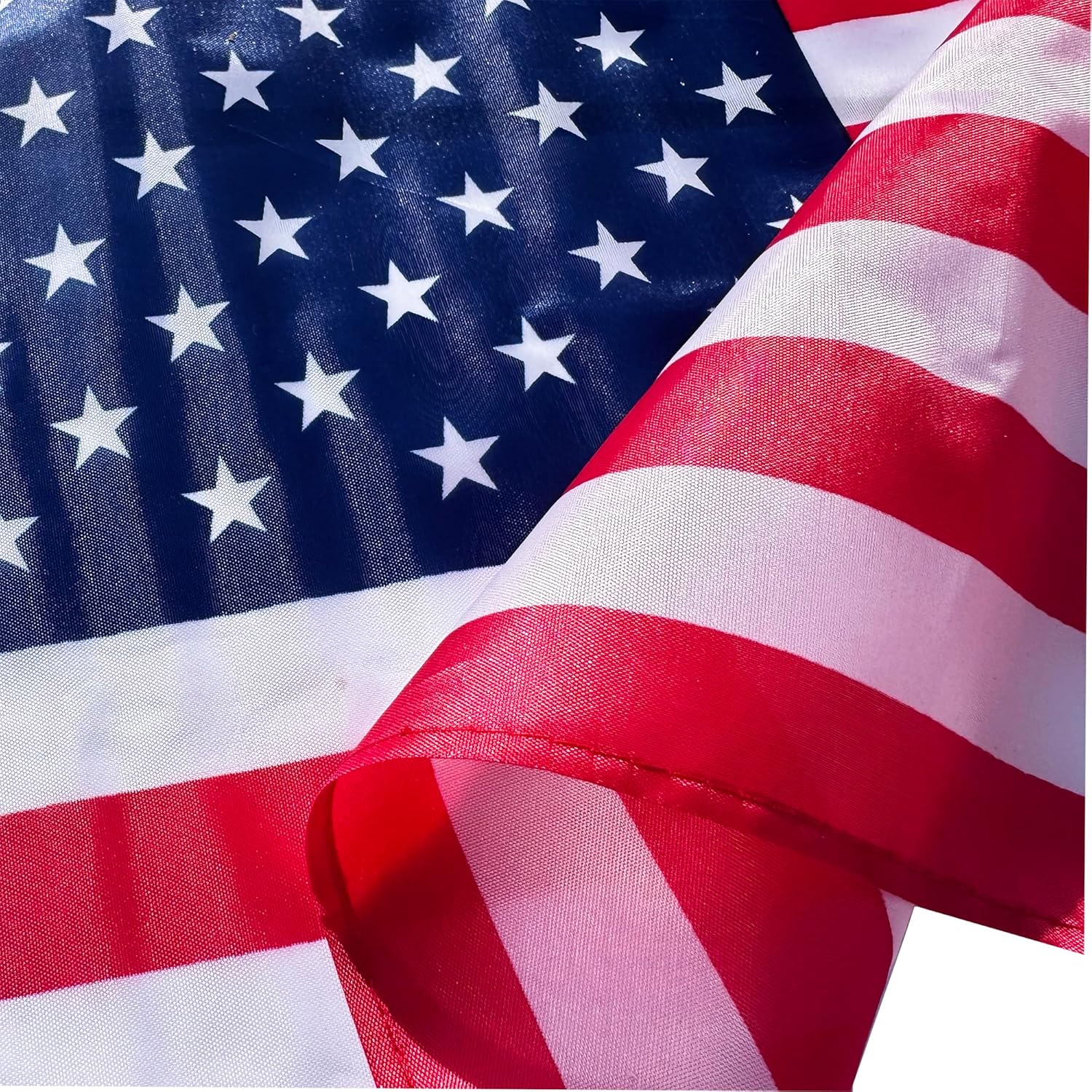 US American Car Flag Window Clip 17" x 12", Pack of 12/10 / 100