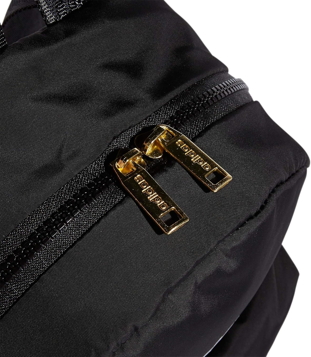 adidas Women's Linear 2 Mini Backpack Small Travel Bag, Black/Gold Metallic, One Size : Clothing, Shoes & Jewelry