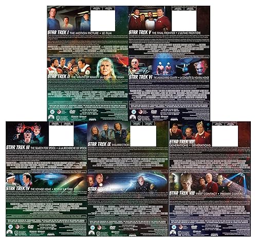 Miniatura 2 de Star Trek Collection (Motion Picture Wrath of Khan Search For Spock Voyage Home Final Frontier Undiscovered Country Generations First Contact