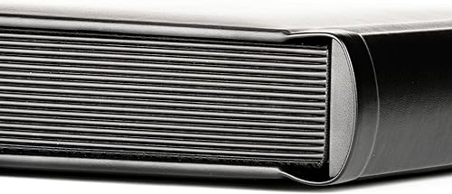 Miniatura 5 de Tuscany Albums Álbum de fotos profesional de cuero sintético sin cordones capacidad para 30 fotos de 8 x 10 pulgadas 15 páginas color negro