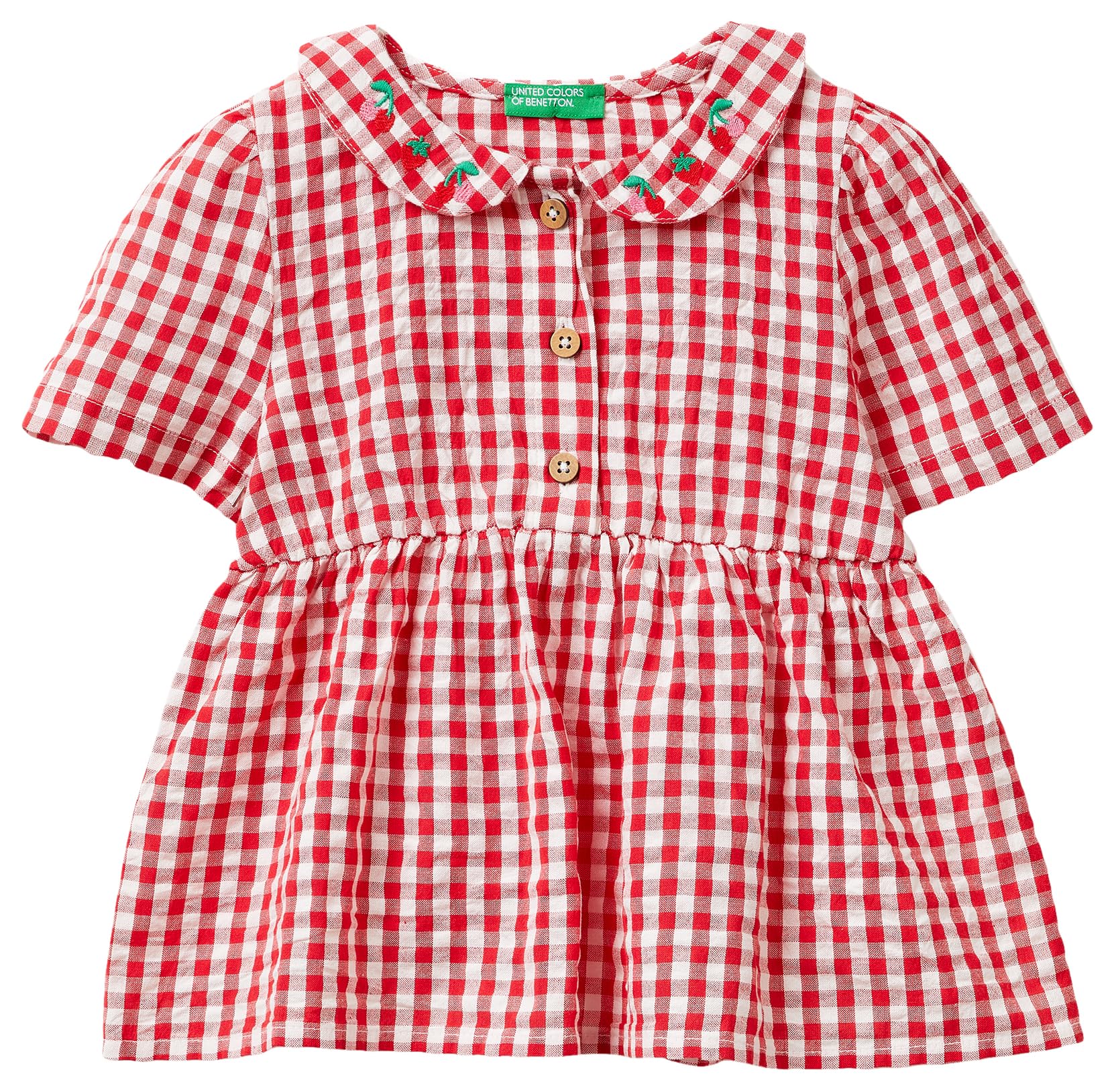 United Colors of Benetton Camicia 57QJGQ031, Multicolor, 5 Anni Bambina