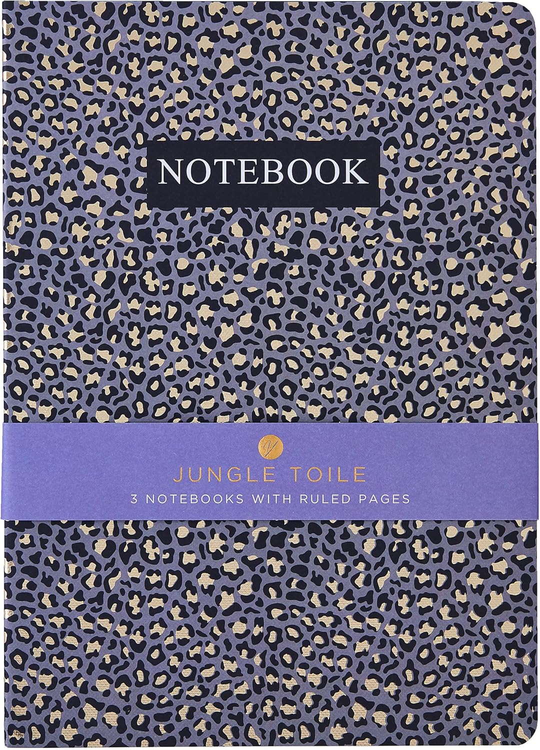 Jungle Toile 3 Pack A4 Note Book, 60 Sheets / 120 Pages, Assorted ...