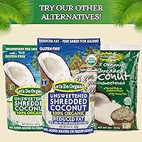 Vista 7 de Lets Do Coco orgánico rallado sin azúcar – Coco orgánico rallado reducido en grasa, triturado de coco orgánico, coco sin azúcar, 8.8 onzas