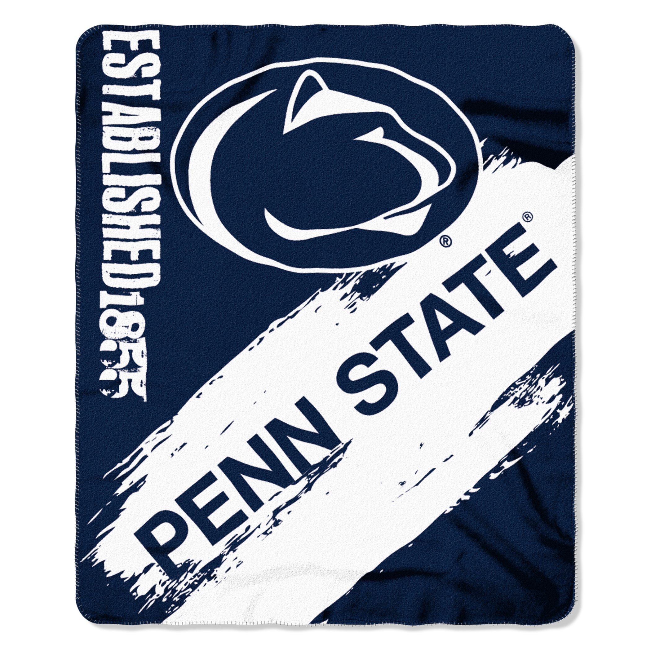 NCAA Penn State Nittany Lions Fleece Throw Blanket, 50" x 60", Painted