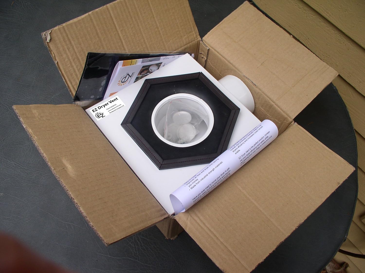 Crazy Deals EZ Dryer Vent 036663559746 Dryer Vent System, 10' x 10' x 4', White