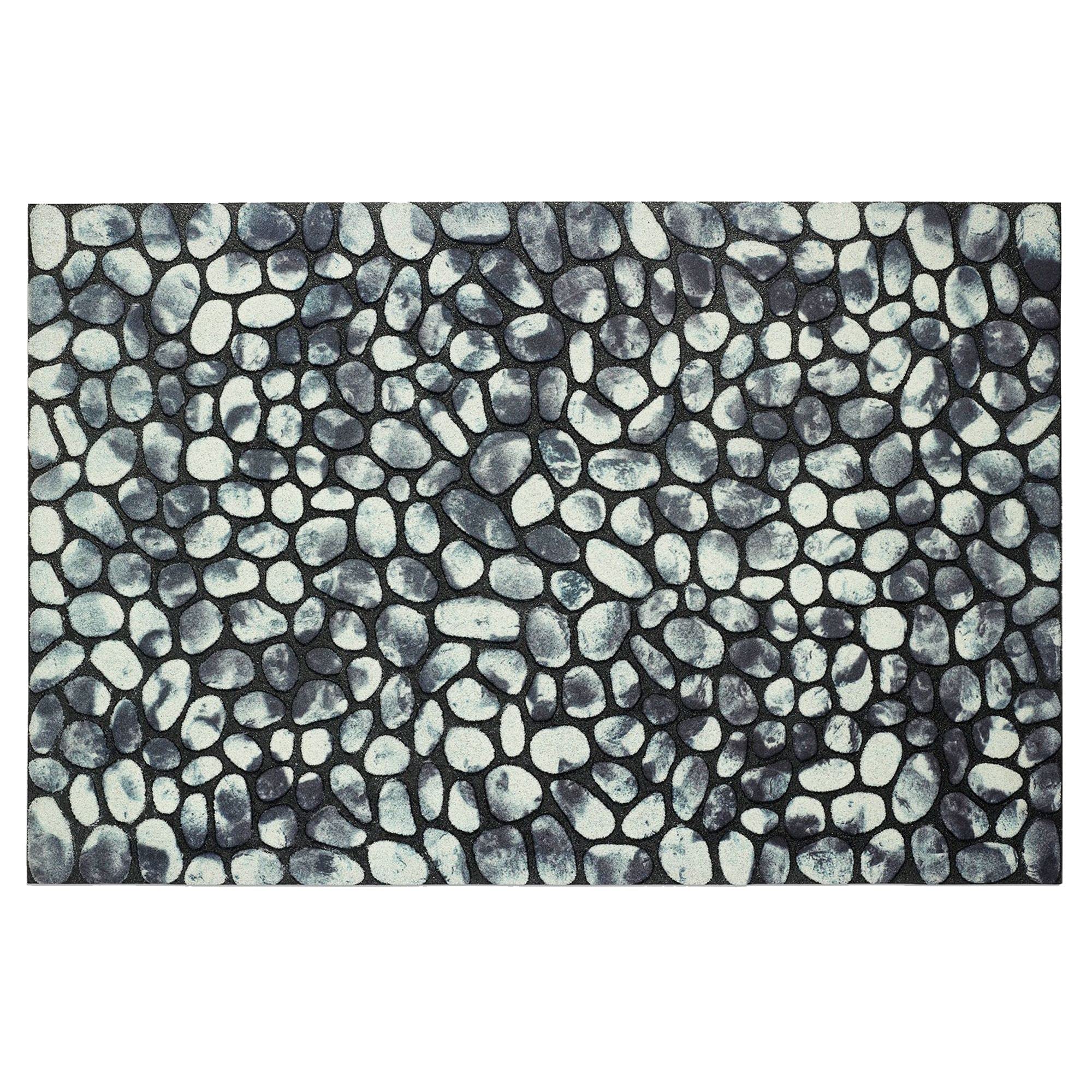 Rackhams Grey Stone Pebble Stylised Indoor & Outdoor Mat