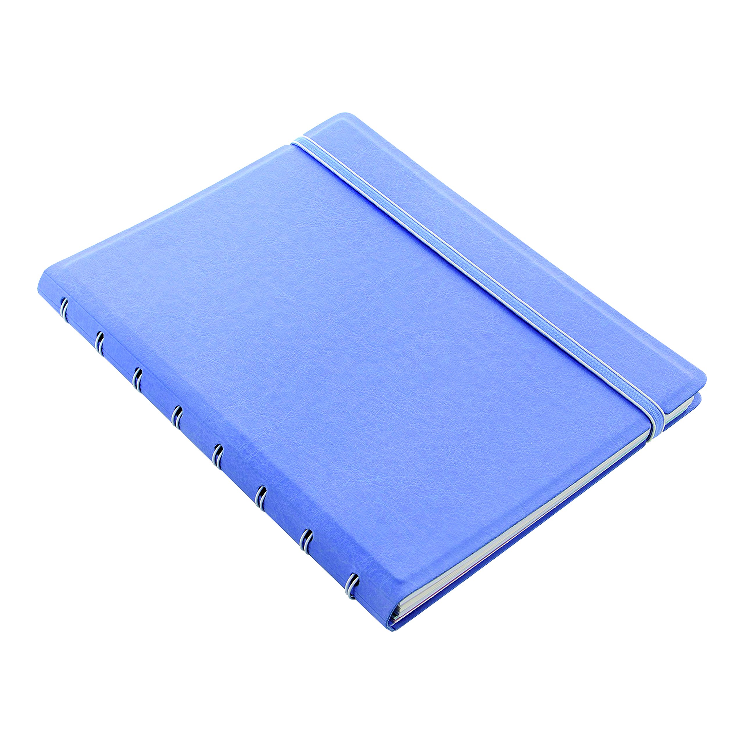 Filofax Refillable Pastel Notebook, A5 (8.25" x 5") Vista Blue - 112 Cream moveable pages - Index, pocket and page marker (B115051U) - Image 4
