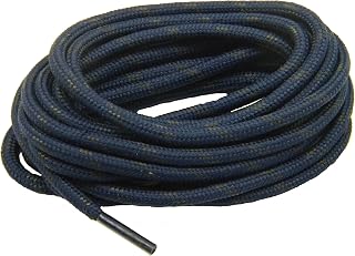 Navy Blue w/Black Kevlar proTOUGH(tm) Reinforced Heavy Duty Boot Laces Shoelaces (2 Pair Pack) (40 Inch 102 cm)