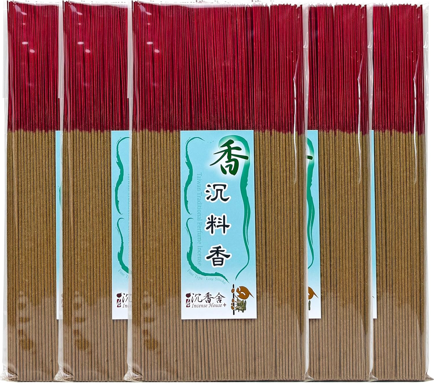 I H INCENSE HOUSE+ – Taiwanese-Style Worship Joss Incense Sticks 30cm, 300g (Approx. 380–400 Slim & Low Smoke Fine Sticks) – Traditional Bamboo-Core Incense for Rituals, Prayer & Daily Worship (5)