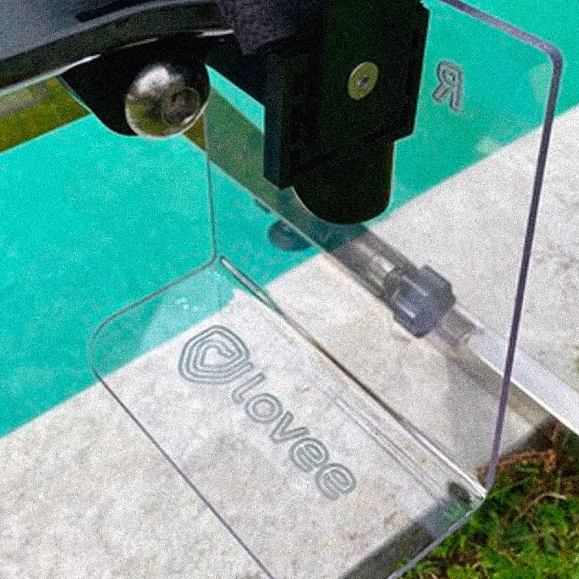 Lovee Pales de résistance pour Aquabike Pale compacte : 20 x 18 x 8,5 cm Facile à Installer sous Les pédales PVC Transparent très épais
