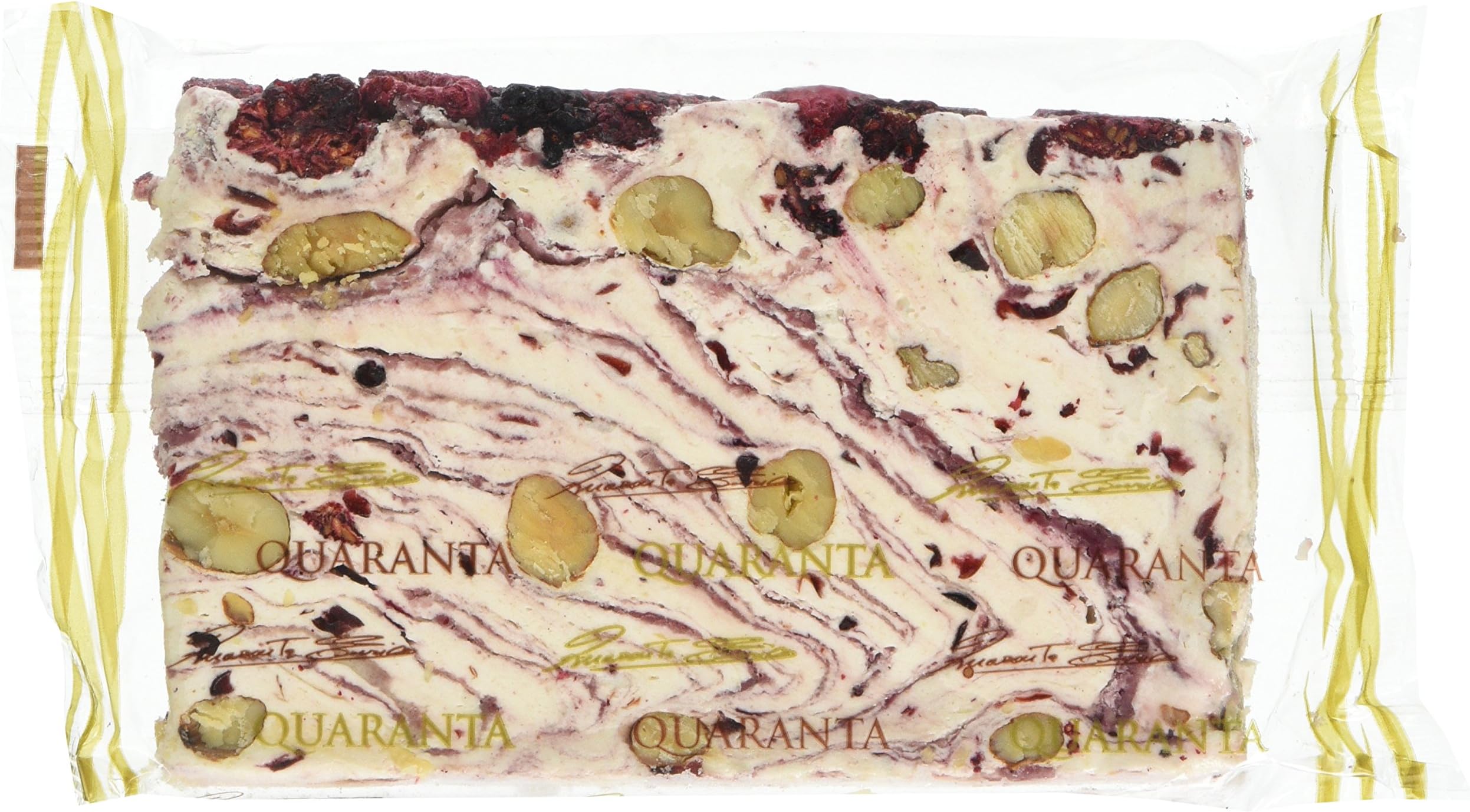 Quaranta Berry Crème Soft Nougat Cake Sliced Full Wrap 150 g (Pack of 3)