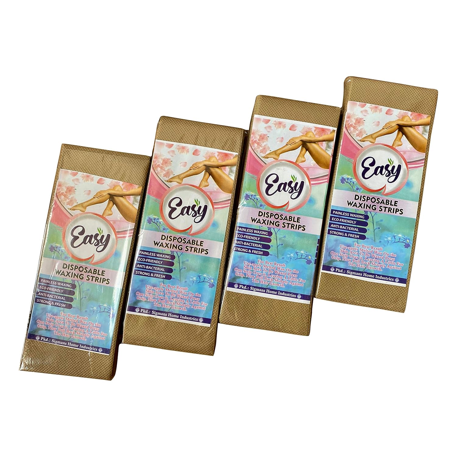 SIGMANS disposable wax strips for waxing for flawless facial hair