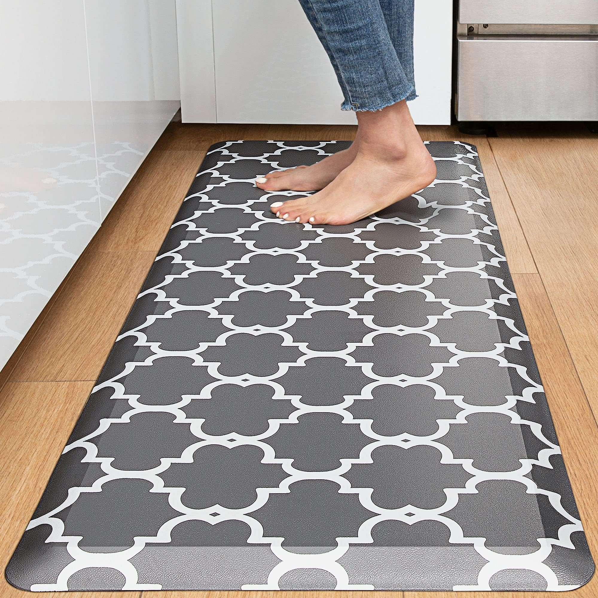 Koakx Cushioned Kitchen Floor Mat, 20” x 60” Non Slip