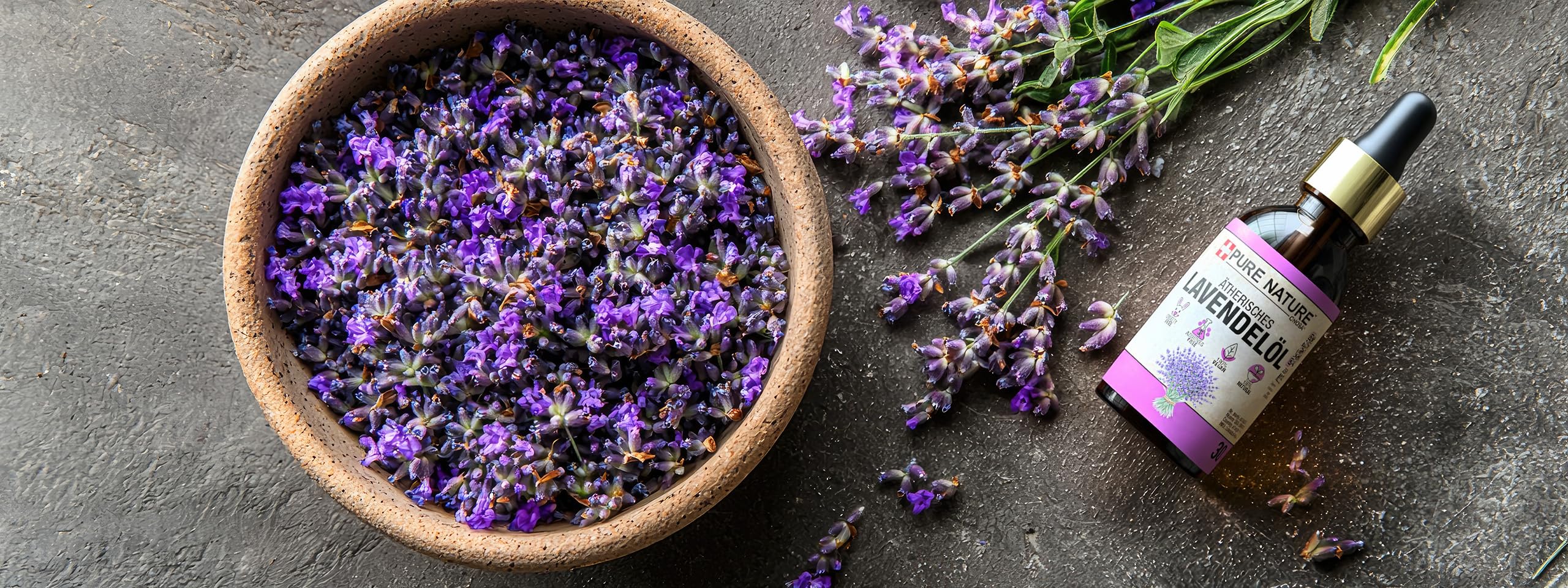 CHOSA Ätherisches Öl Lavendel 1000ml | 100% Natürliches Duftöl für Diffuser Aromatherapie, Luftbefeuchter, Sauna & Massage, Intensiver Raumduft