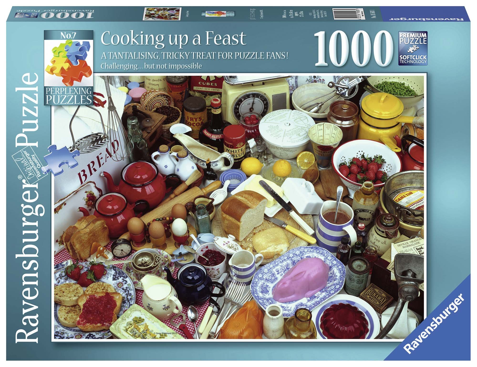 Ravensburger "Perplexing Puzzle Nr. 7 – "Cooking up a Feast, 1000 Einzelteile