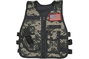 Small Kid's Tactical SWAT Play Vest with Pockets - The Ultimate Battle...