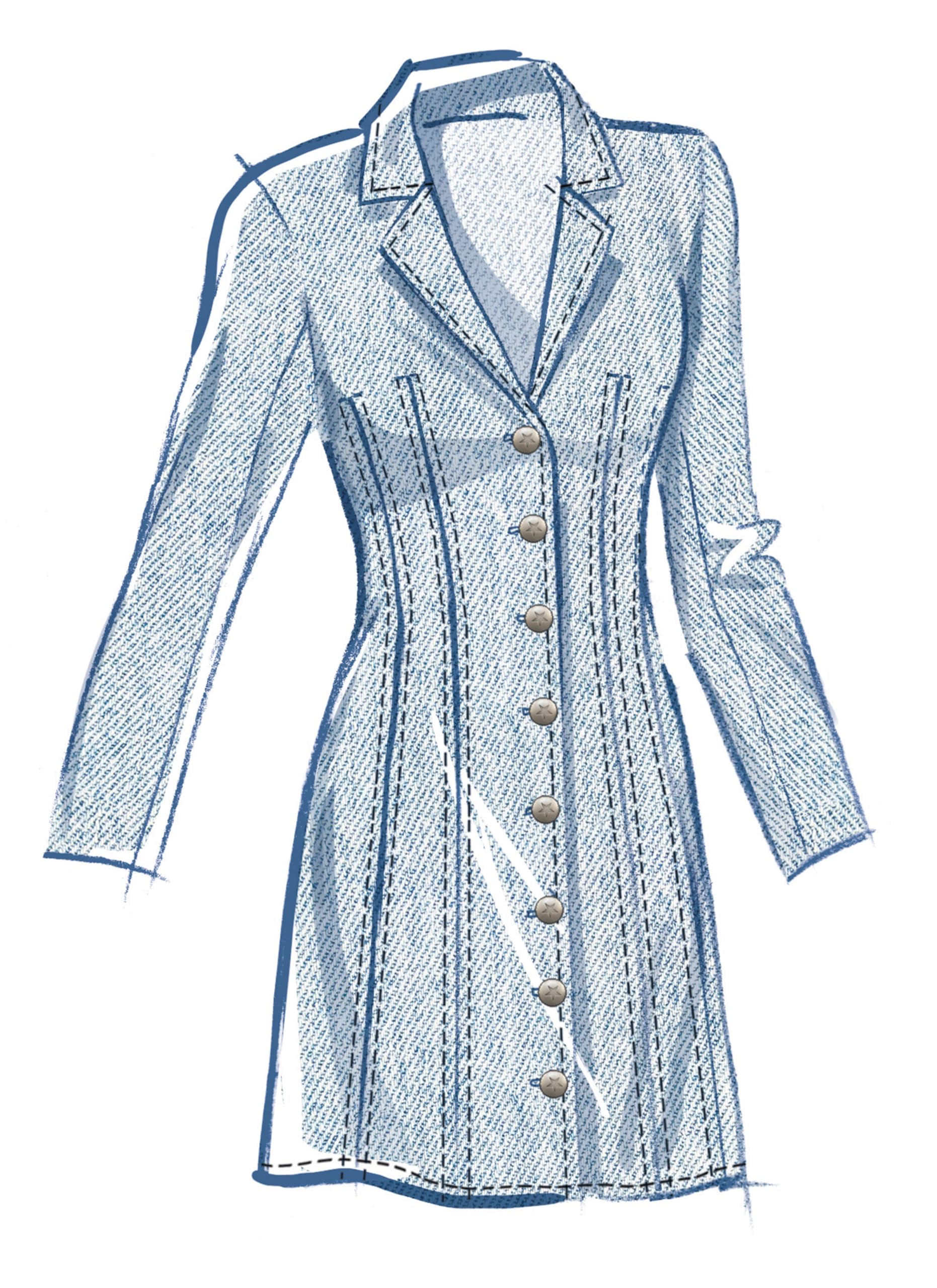 fitted mini dress pattern Ruby Dress PDF Pattern