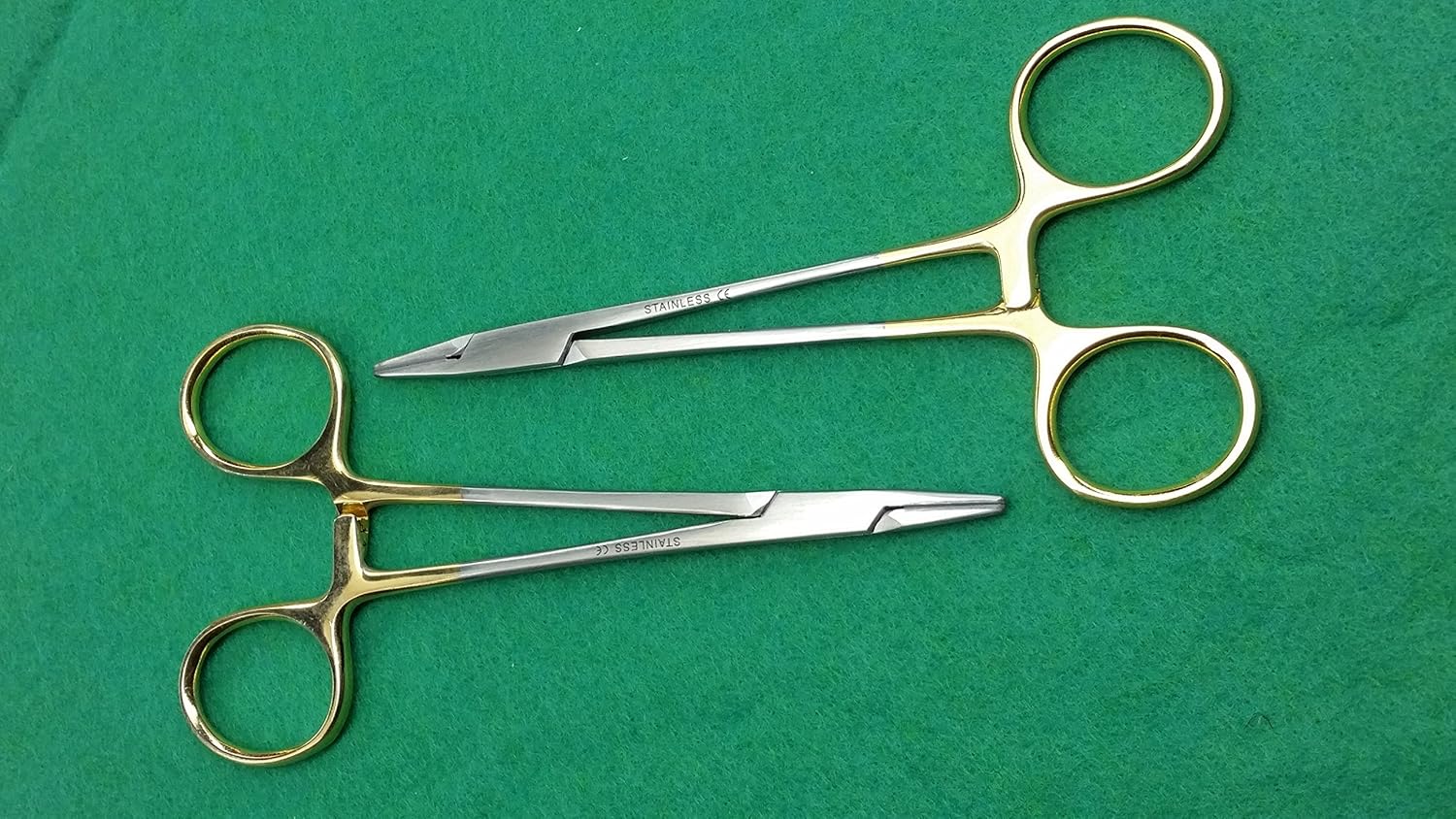 New 2 O.R Grade TC Mayo Hegar Needle Holder 5" Surgical Dental Ent Instruments