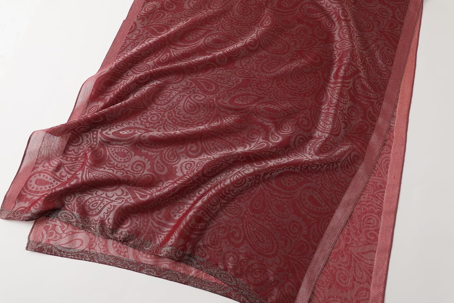 WINCESS.YU Women Scarf Lightweight Shawl and Wraps for Lady Fashion Satin Scarf Long Neck Scarves for All Season - Image 5