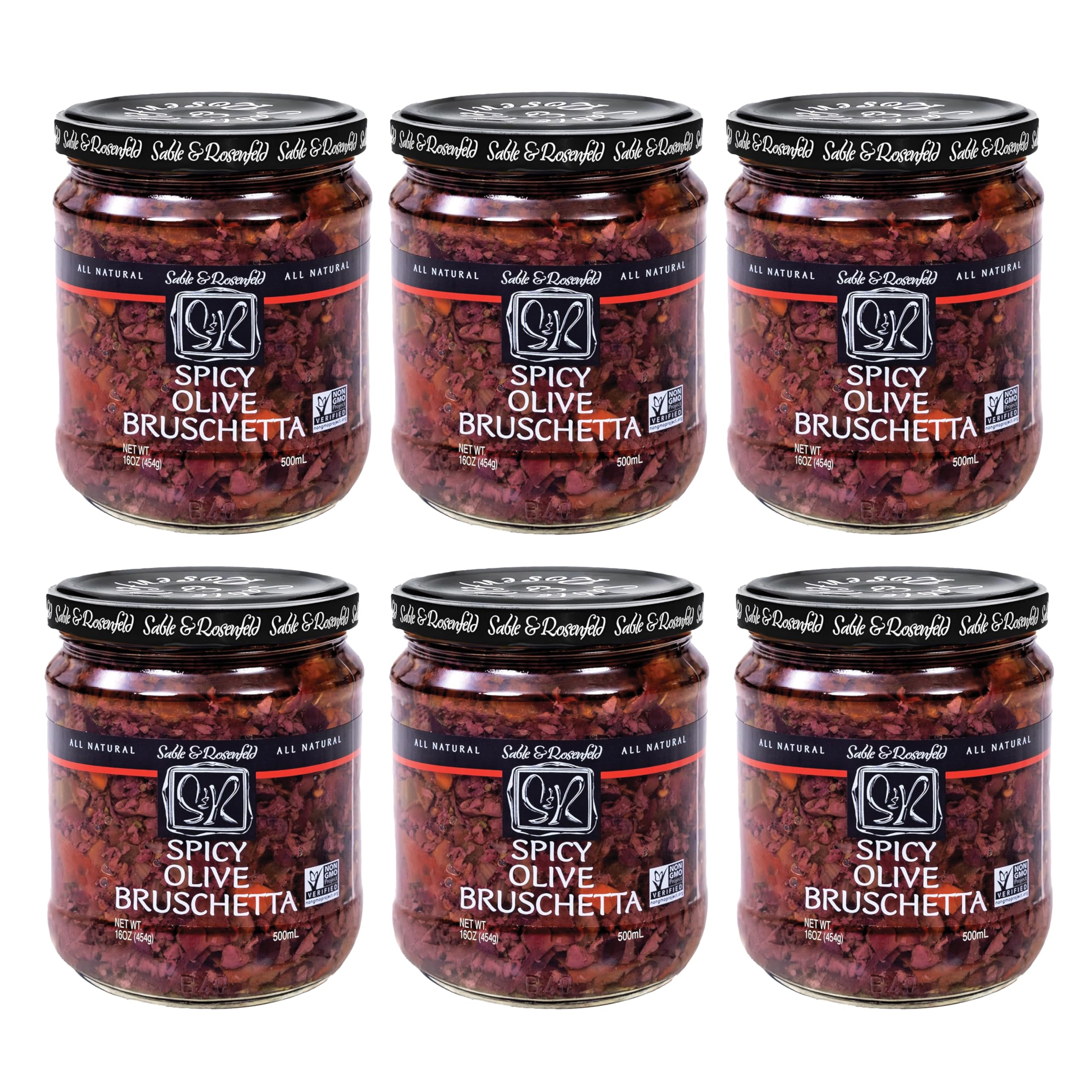 Amazon.com : Sable & Rosenfeld Spicy Olive Bruschetta in a Jar 16