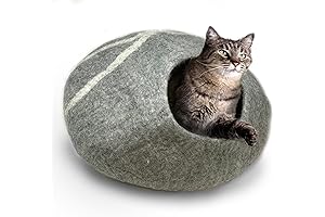 iprimio Cat Cave Bed 100% Natural Wool