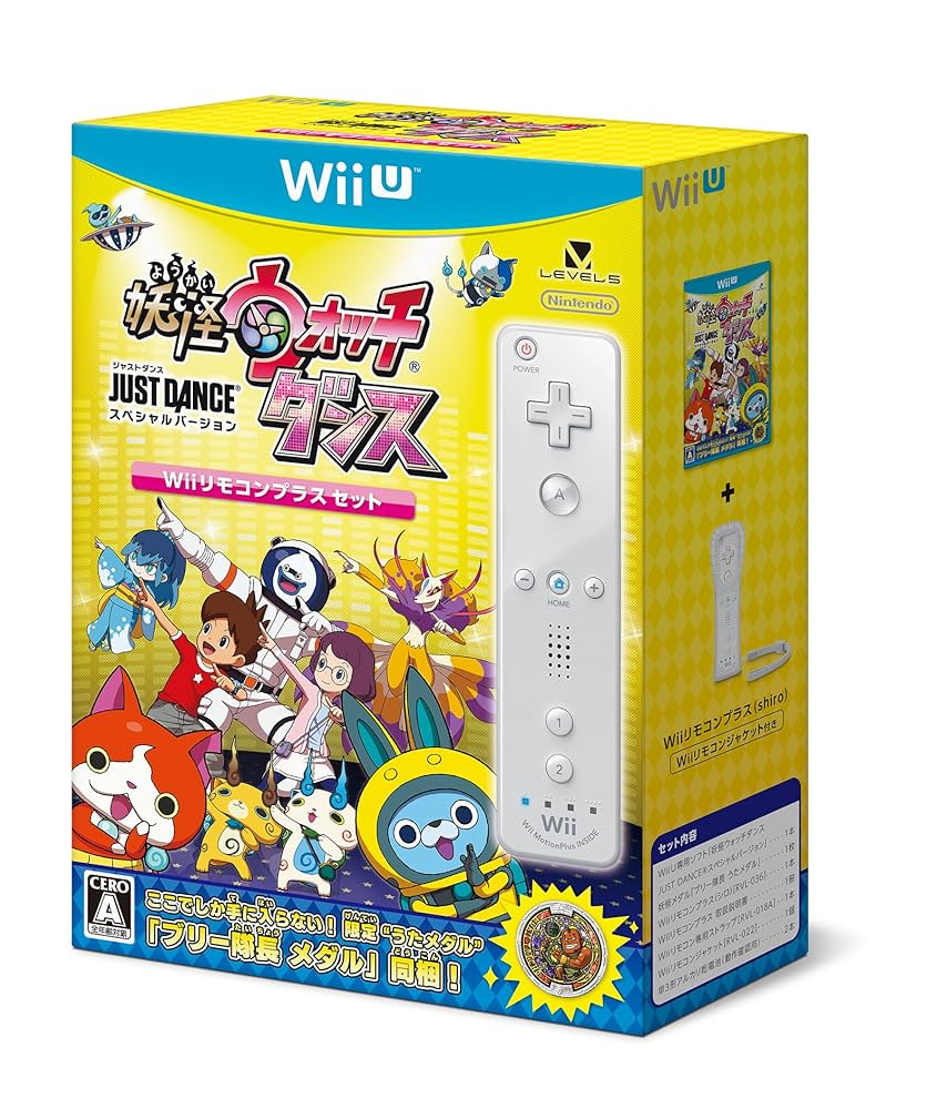 (未使用･未開封品)　妖怪ウォッチダンスWiiU JUST DANCE(R) スペシャルバージョン Wiiリモコンプラスセット(ブリー隊長うたメダル 同梱) df5ndr3 Amazon.com: 妖怪ウォッチダンス JUST DANCE(R) スペシャル