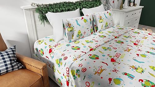 Vista 131 de Franco National Lampoon's - Juego de sábanas de franela 100% algodón súper suave, tamaño King, (producto oficial)