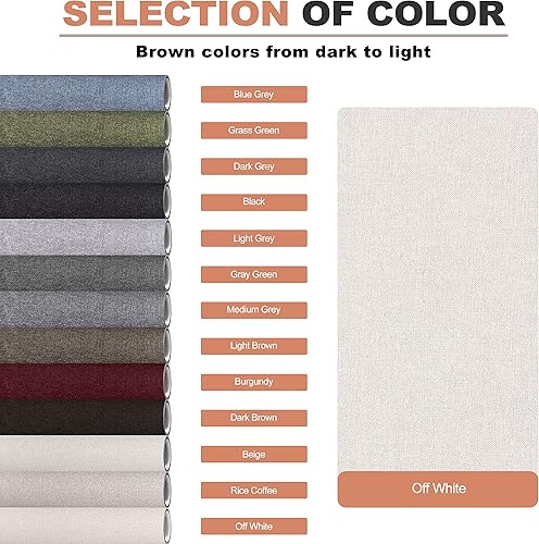 Vista 235 de Parches de reparación de lino grueso, parches de tela de lino autoadhesivos, 8 x 11 pulgadas, 2 unidades, multicolor, se pueden utilizar