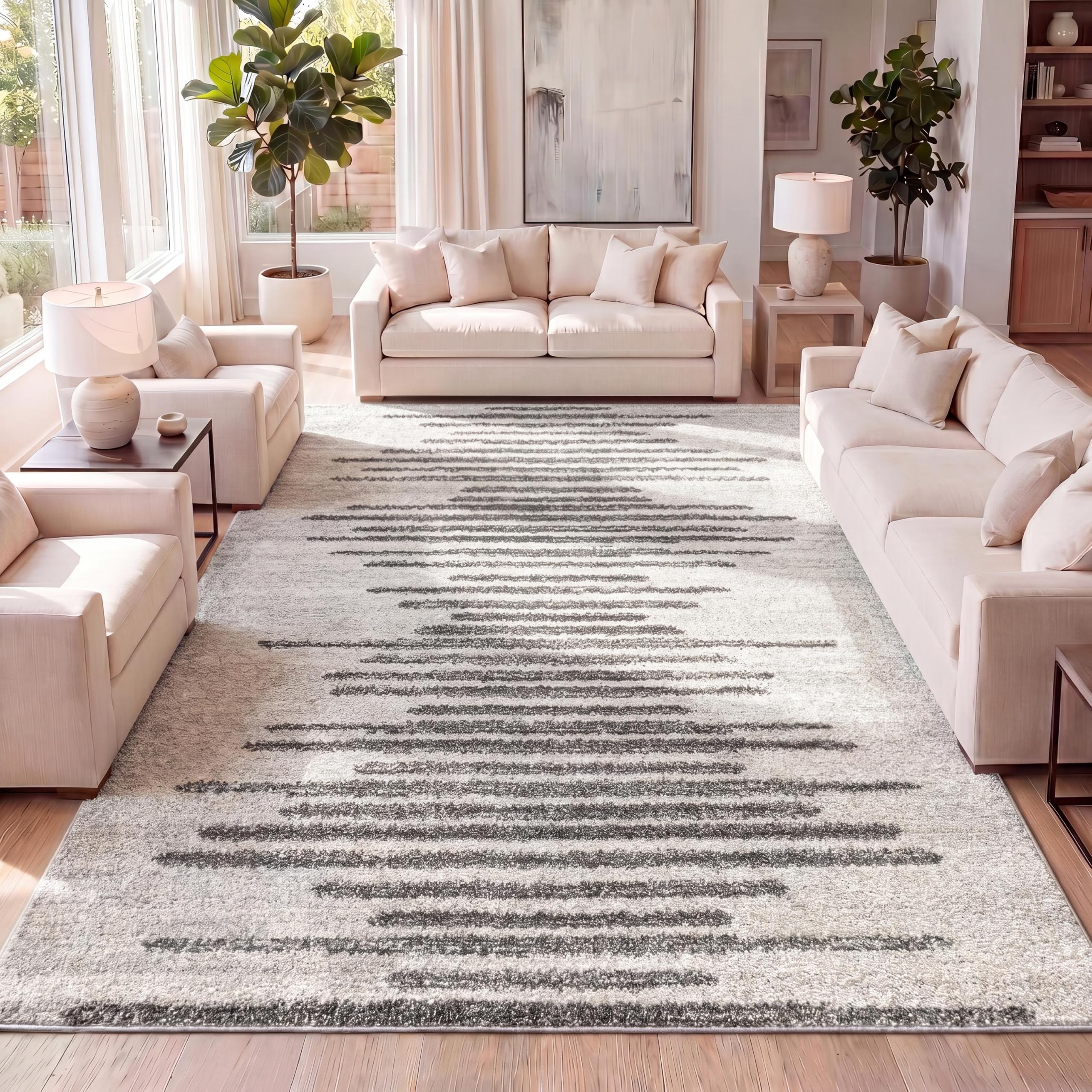 JONATHAN Y Aya Berber Stripe Rug
