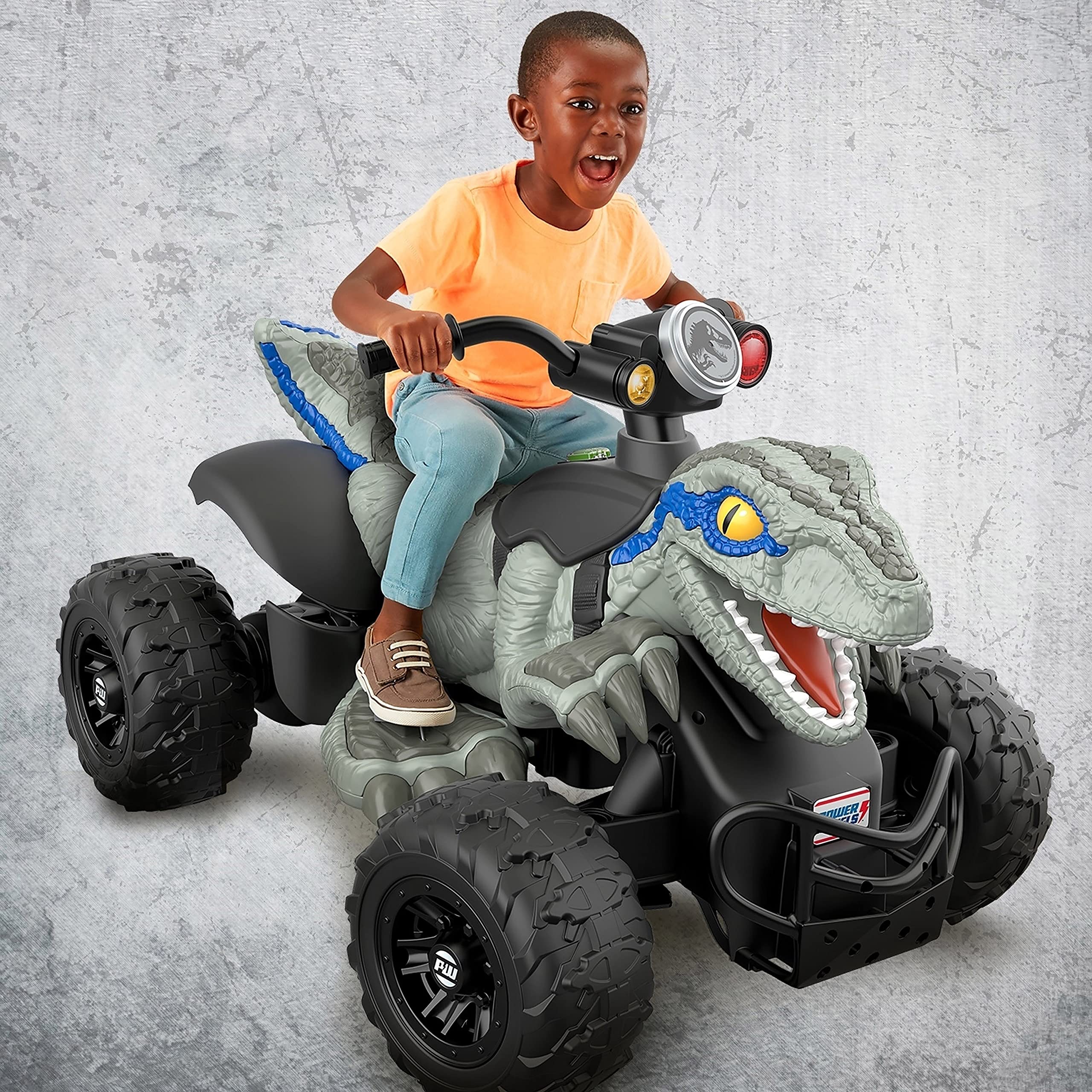29/mo Finance Power Wheels Jurassic World Dino Racer