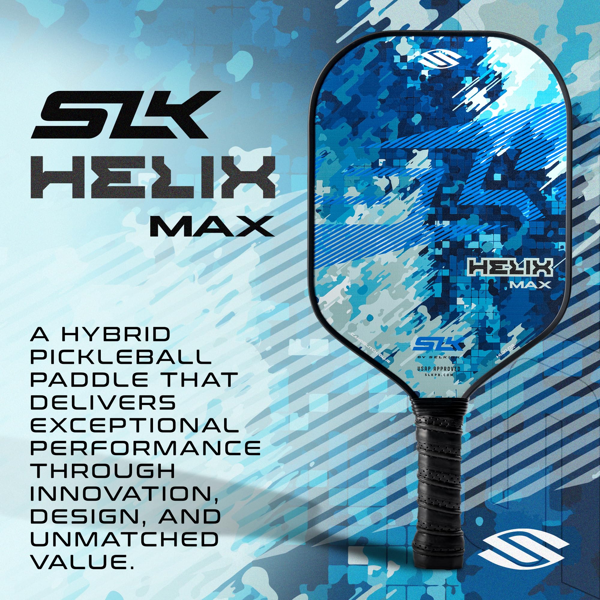 Selkirk Sport 2024 SLK Helix Pro Pickleball Paddle | Carbon Fiber