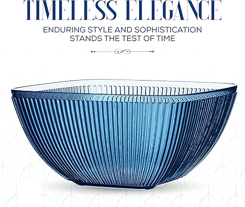 Miniatura 2 de Elle Decor Tazón grande de acrílico para servir, capacidad de 113 onzas, cuenco para servir frutas, palomitas de maíz, ensalada y papas fritas,