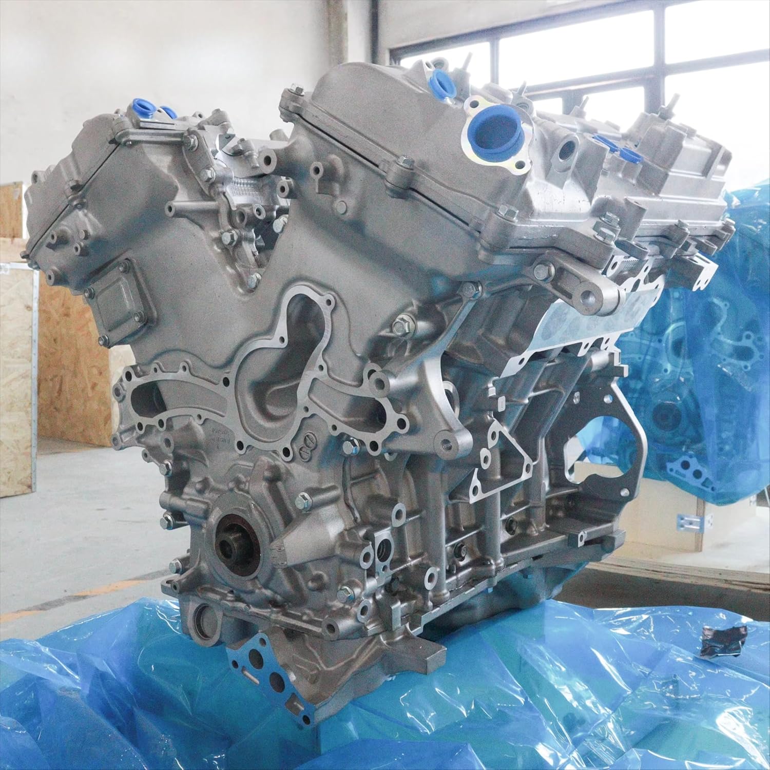 1GR Engine Assembly Replacement – 6 Cylinder 1GR-FE Complete Automotive Engine Motor Compatible with 1GR 2GR 3GR 5ZR Models