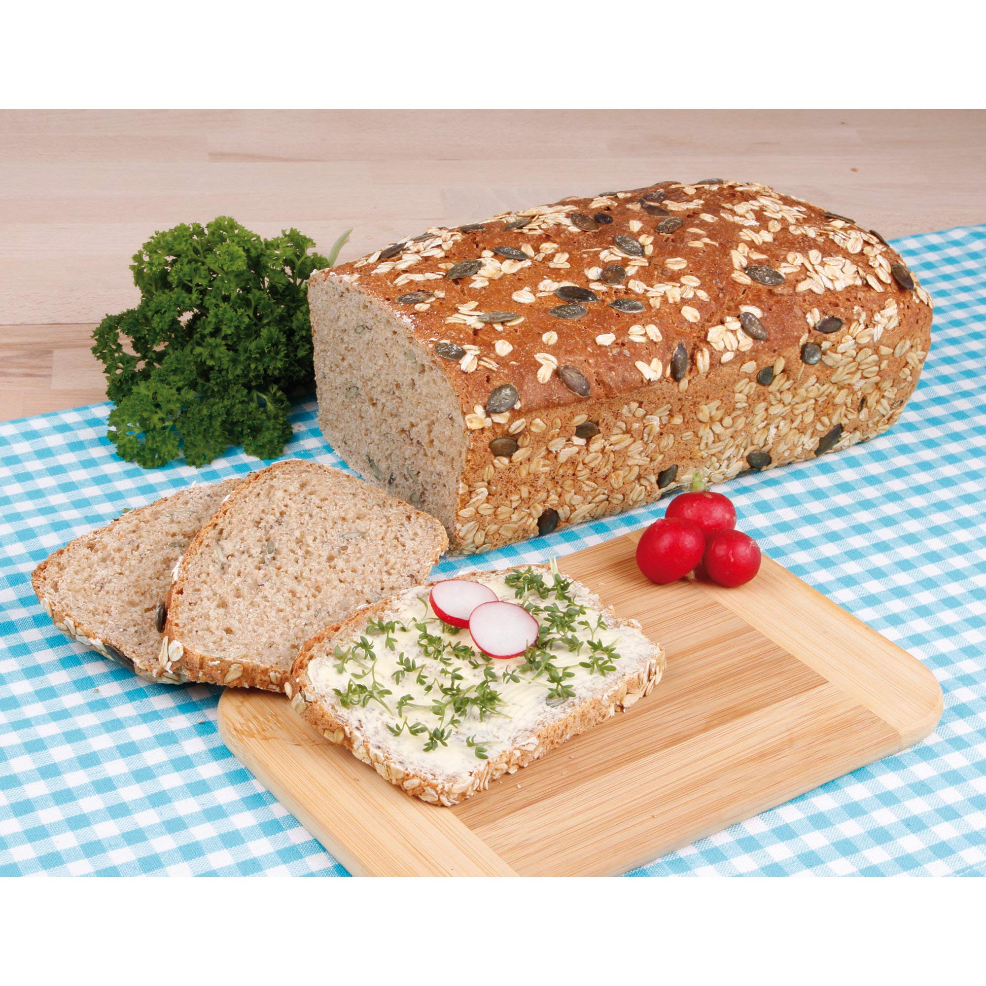 Chg Zestaw Foremek Do Pieczenia Chleba, Stal, Biały, 32,5 cm, 2 Sztuki