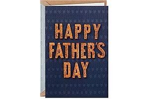 Signature Father's Day Card (Cork Lettering, Thankful for You)