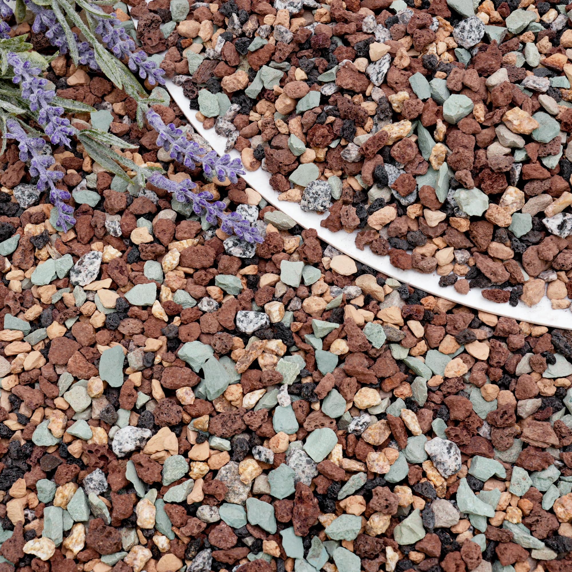 Photo 1 of BIOMAND 18LB Lava Rocks for Plants-3/8 Volcanic Rock for Succulent Potting Mix, Cactus, Orchids & Bonsai-Porous Horticultural Grit for Drainage, Aeration & pH Balance - Decorative Top Dressing
