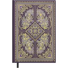 A5 Lined Notebook,Journaling Notebooks 224 Pages,100gsm Paper,Vintage Hardcover Notebook,Diary,Journal for Women Men,Notebooks for Work,School,Hazy Purple
