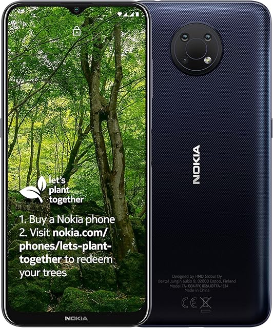 Nokia G10 6.5 Inch Android UK SIM Free Smartphone with 3 GB RAM and 32 GB Storage (Dual SIM) - Night Blue (Renewed)