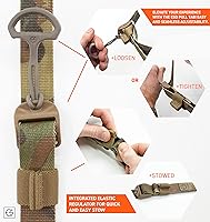 Vista 2 de Edgar Sherman Design ESD Correa táctica para rifle Dos puntos Especificaciones militares Ajuste rápido Ligera Retención elástica integrada
