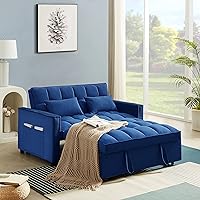 Vista 11 de Quarte Modern 51.6" Indoor Oversized Chaise Lounger, Upholstered Sleeper Boneless Sofa Couch with Two Supportive Pillows for Living Room Bedroom