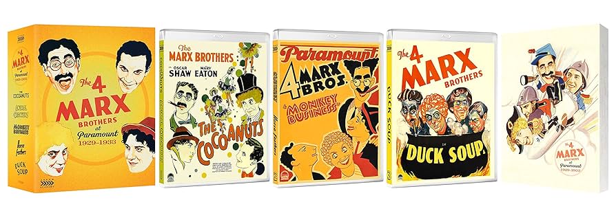 Amazon.com: The 4 Marx Brothers At Paramount 1929 - 1933