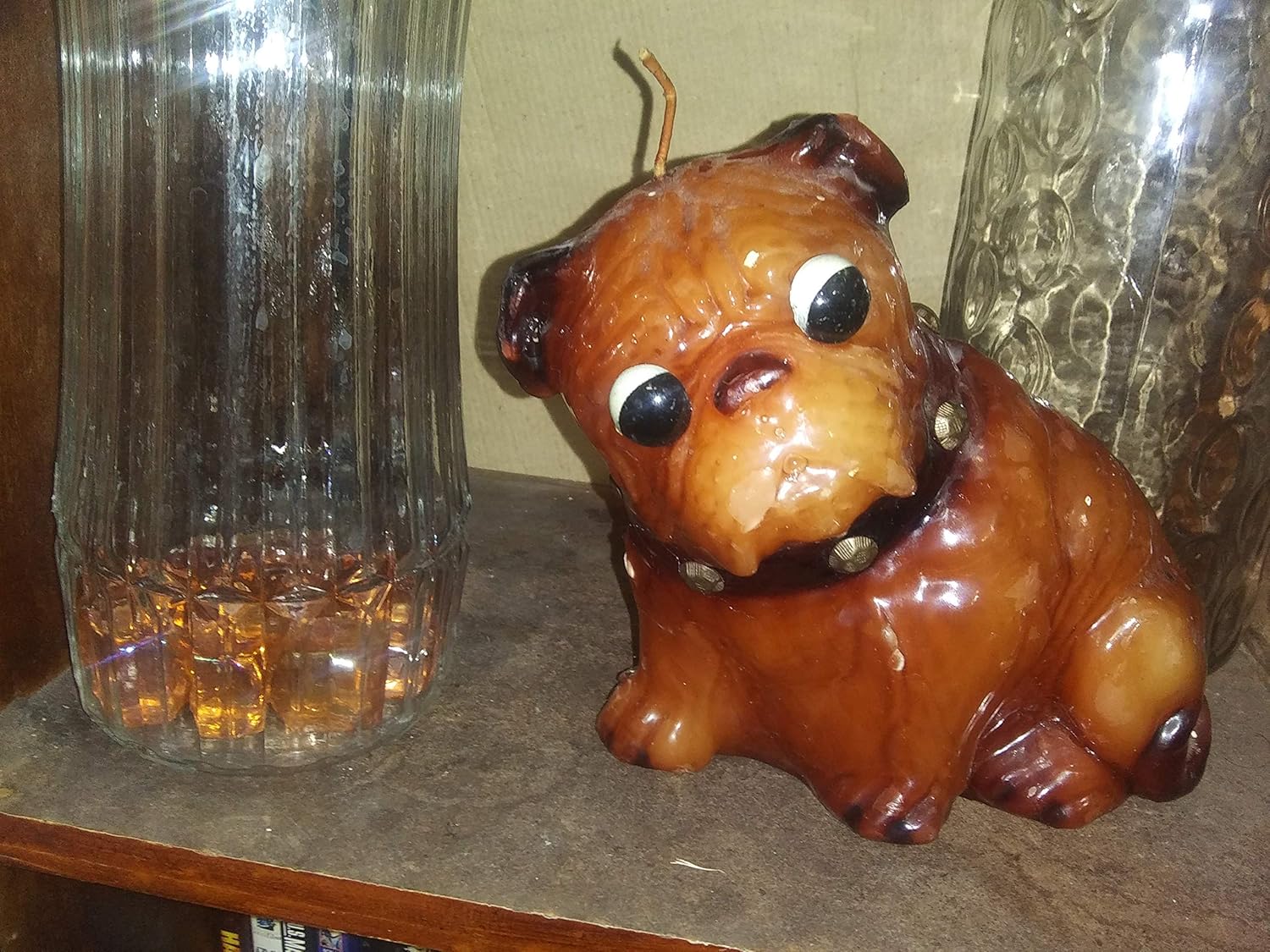 Intricate American Bulldog Household Candle