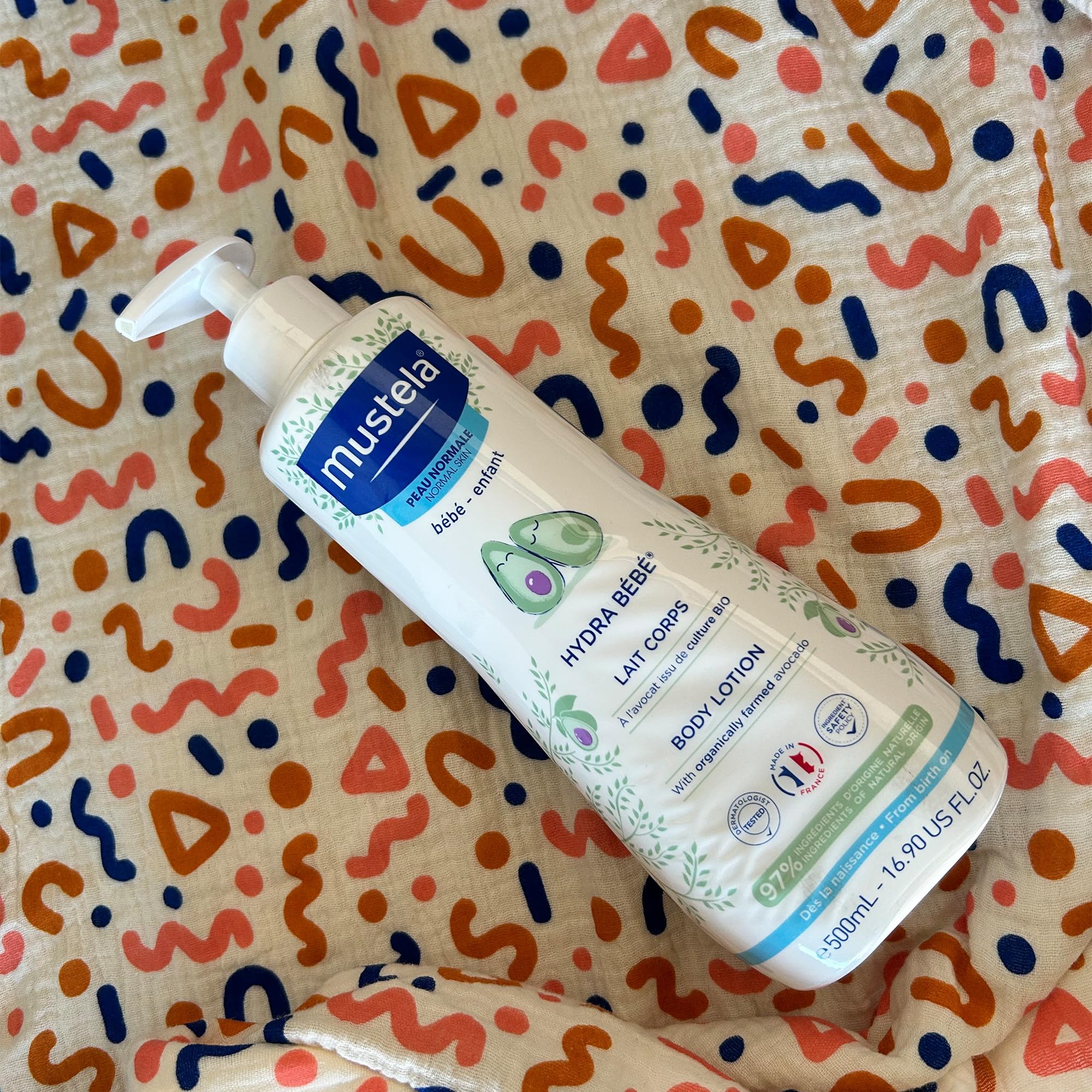 Mustela Hydra Bebè Latte Idratante per il Corpo Pelle Normale 500ml