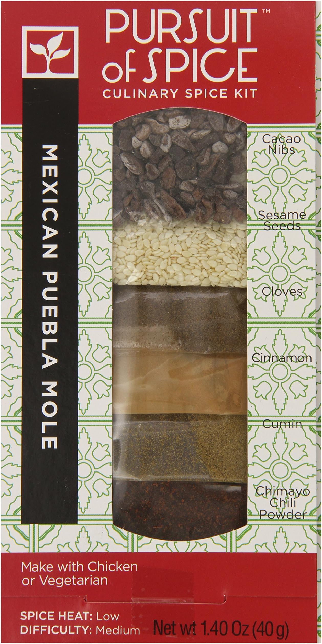 Pursuit of Spice Mexican Puebla Mole, 1.4 Ounce