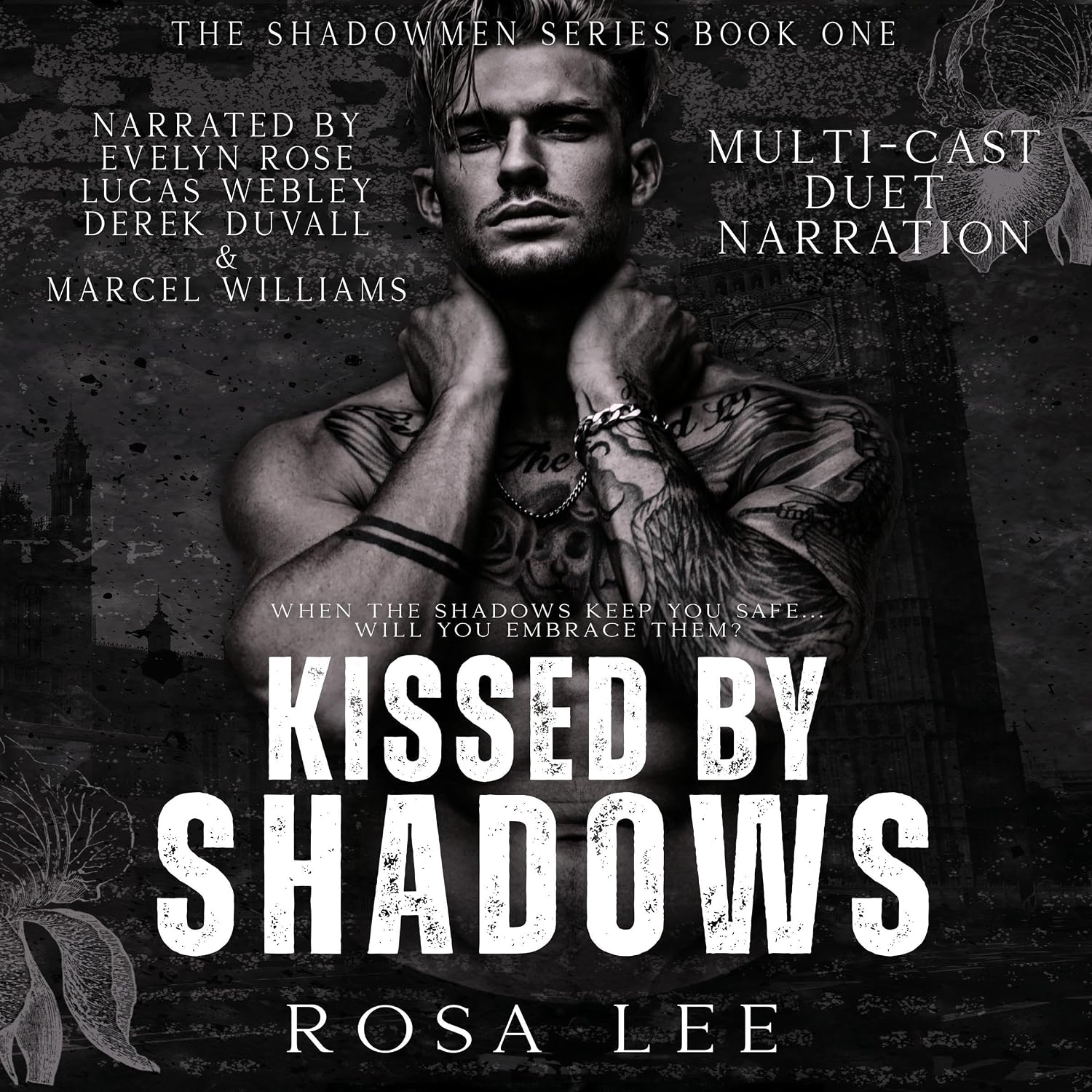Kissed by Shadows: A Forced Proximity Dark Mafia Romance (The Shadowmen, Book 1)