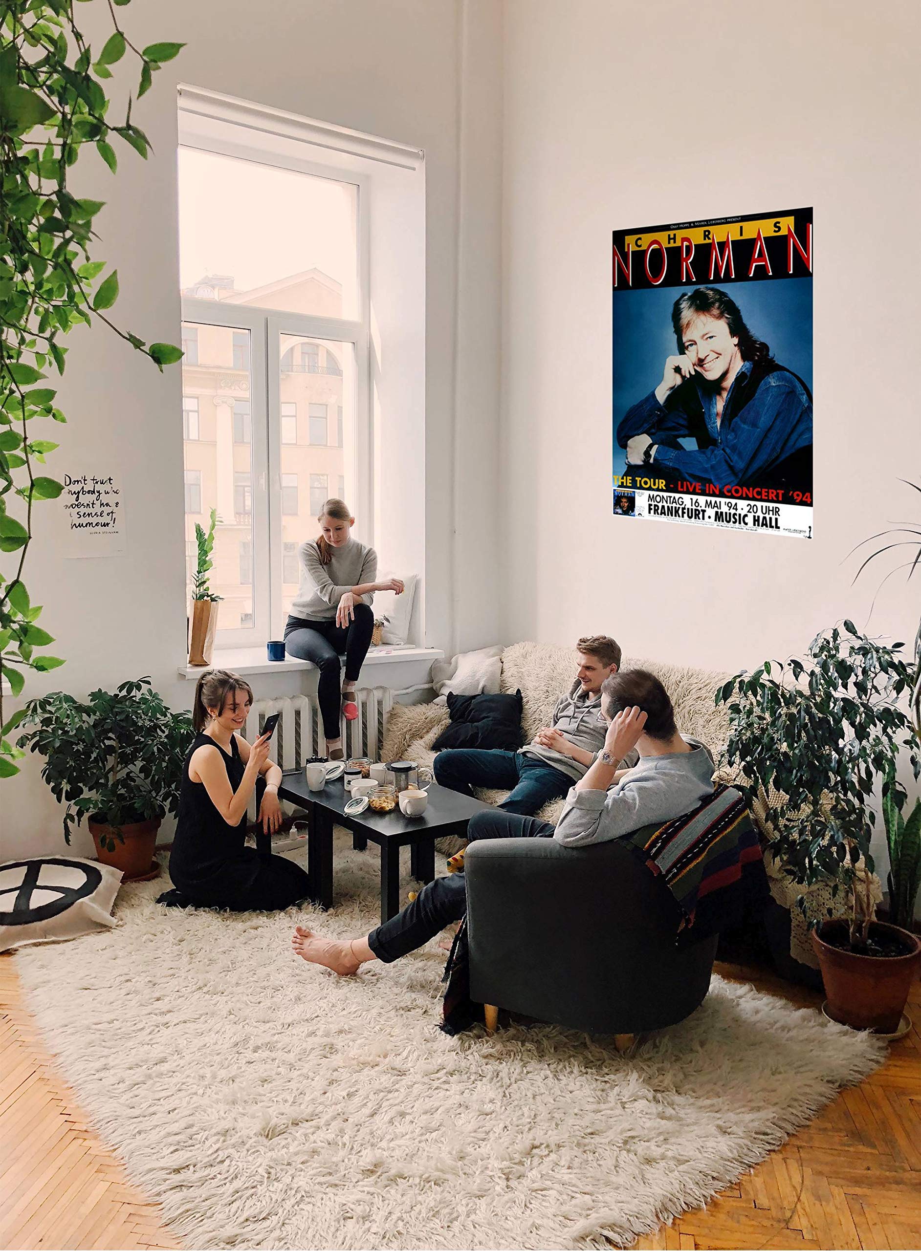 Chris Norman - Screaming Love, Frankfurt 1994 » Konzertplakat/Premium Poster | Live Konzert Veranstaltung | DIN A1 «