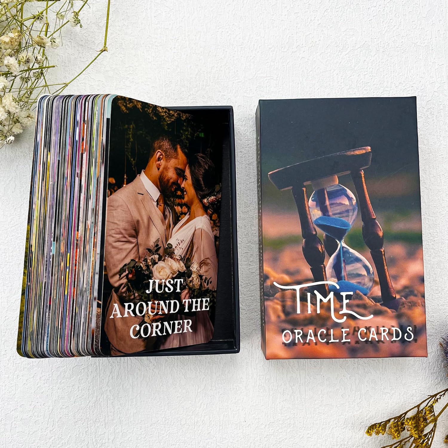 Sacred Time Oracle Deck, Divine Timing Oracle Cards, Oracle Cards for Beginners, Spiritual Guidance for Mindfulness, Journaling, Meditation & Divination, Answer All Your Timing Related Questions