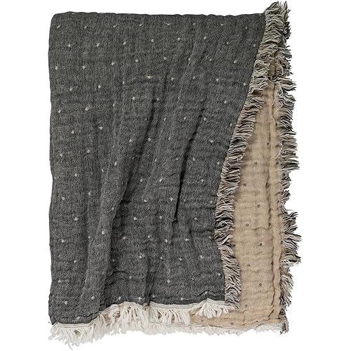 Johanna Howard Cozi Throw (Black/Camel)