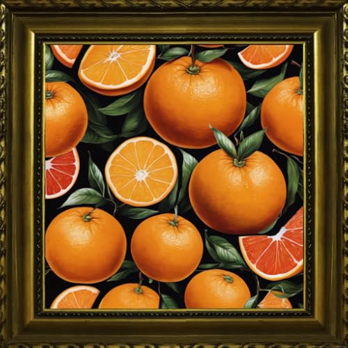 Art Screensaver - Framed Painting TV Wallpaper, Interior Art Slideshow & Stunning Fruity Flowers Painting Portrait, Framed Painting Screensaver